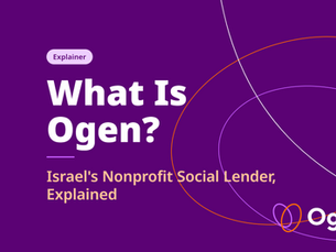 What Is Ogen? Israel's Nonprofit Social Lender, Explained