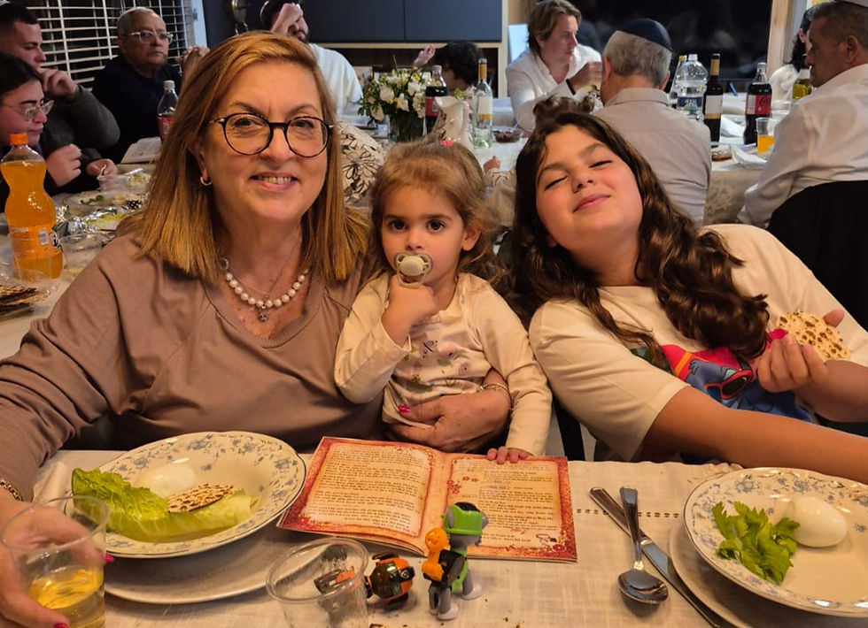 Grandma Nonna Carolina and her grandchildren